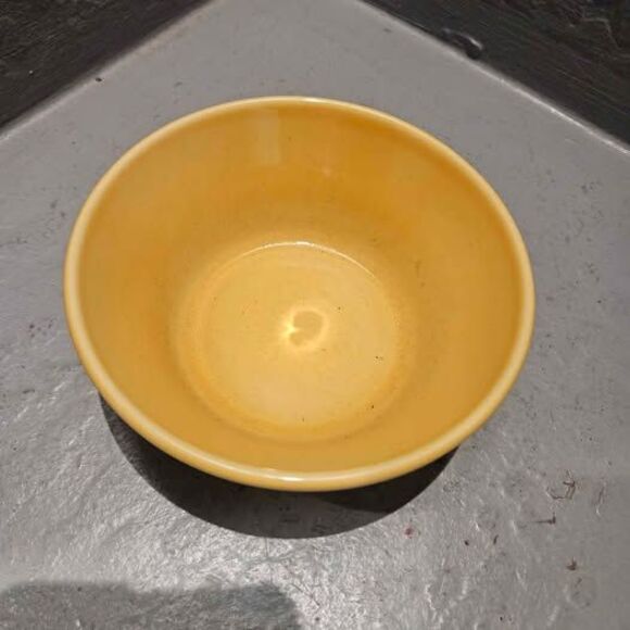 Coors China Company Yellow Ceramic Cereal Bowl 5" - Picture 2 of 5
